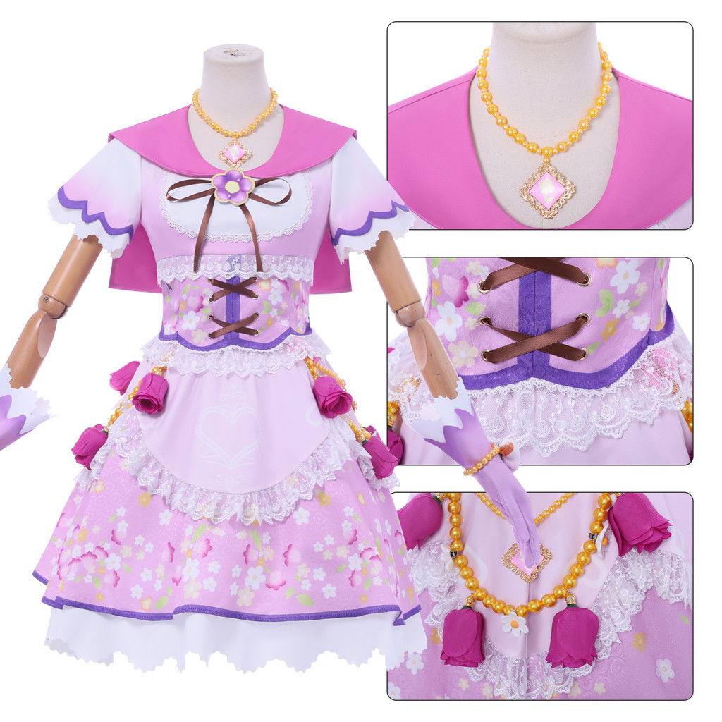 Idol Activity Hoshimiya Ichigo Lilac Cosplay Costume Hoshimiya Ichigo Cosplay Stage Performance Anim