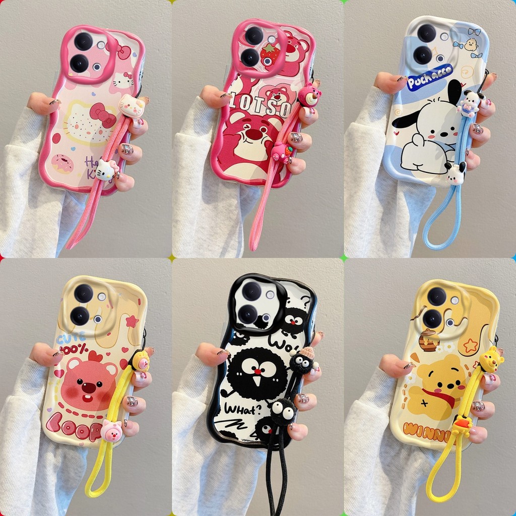 เคส VIVO Y05 สไตล์อนิเมะป้องกันการตก เคสซิลิโคนอ่อนนุ่ม TYMR2
