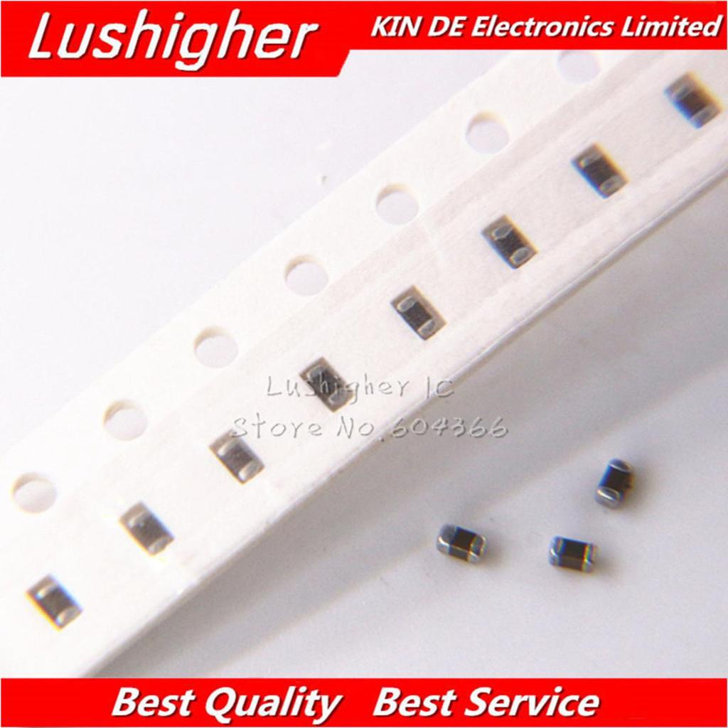 ตัวเก็บประจุเซรามิก 100 ชิ้น 0603 15nf 153K 50V X7R 10% SMD MLCC