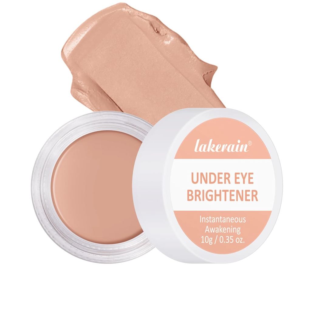 Under Eye Brightener คอนซีลเลอร์ปกปิดเต็มรูปแบบสําหรับความหมองคล้ํา, ครีมเรเดียนท์น้ําหนักเบา Under 