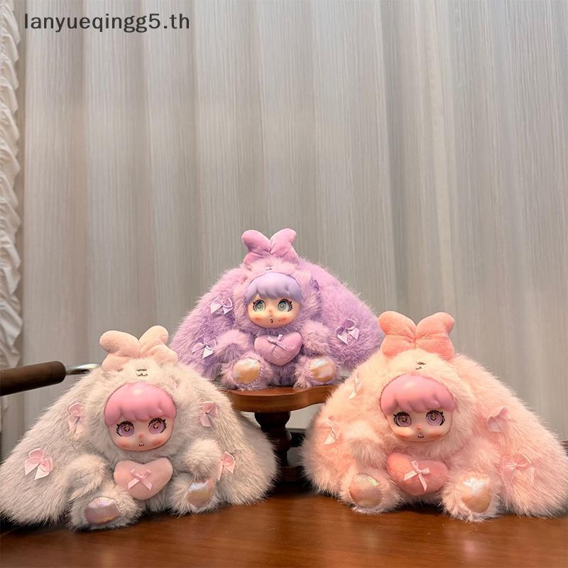 Lanyueqingg กระต่ายหูตุ๊กตาไวนิลพวงกุญแจโรแมนติกหัวใจรักจี้กระเป๋า Charm ของขวัญสําหรับนักเรียนหญิง TH