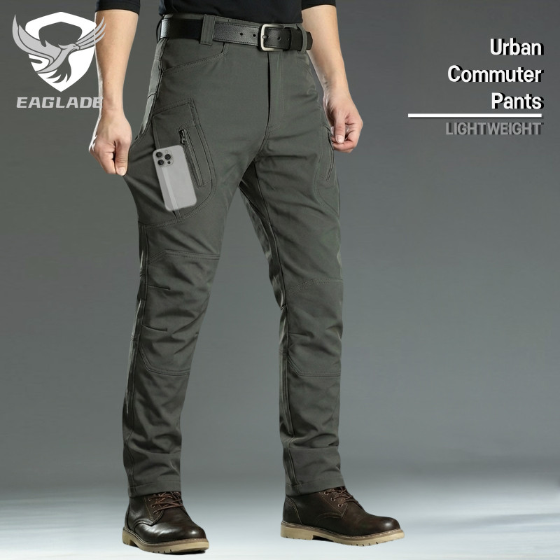 EAGLADE Urban Techwear Pants - กางเกงแห้งเร็วและไม่มีเหล็ก ออกแบบมาเพื่อมืออาชีพด้านไอทีและวิศวกรรม A1757
