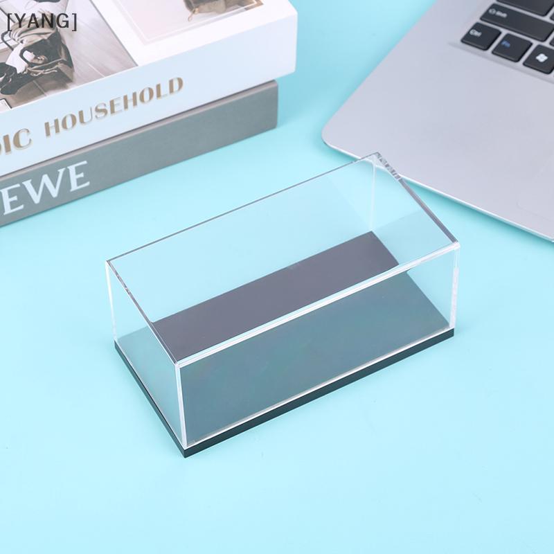 [YANG] Scale 1:43 อะคริลิคโปร่งใส Hard Cover Case กล่องแสดงสําหรับรถยนต์รุ่นรูปสะสม Miniature