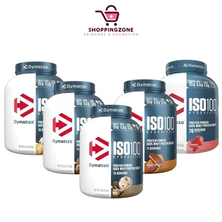 [1 กระปุก] Dymatize ISO 100 [3/5 LB/กระปุก] [เลือกรสชาติ] เวย์โปรตีน เสริมสร้างกล้ามเนื้อ