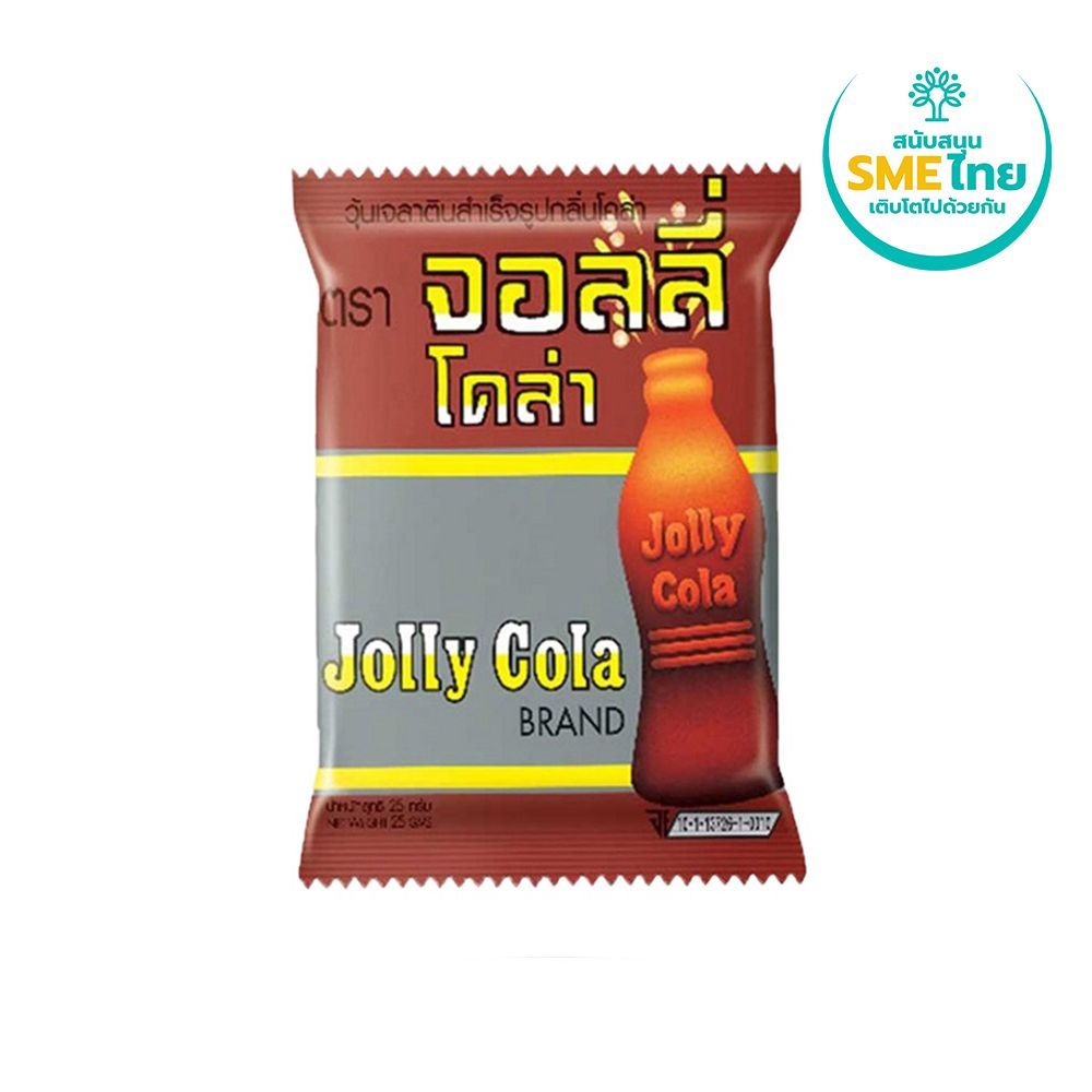 [สินค้าส่งด่วน] จอลลี่เยลลี่ โคล่า 25ก. JOLLY COLA 25G.