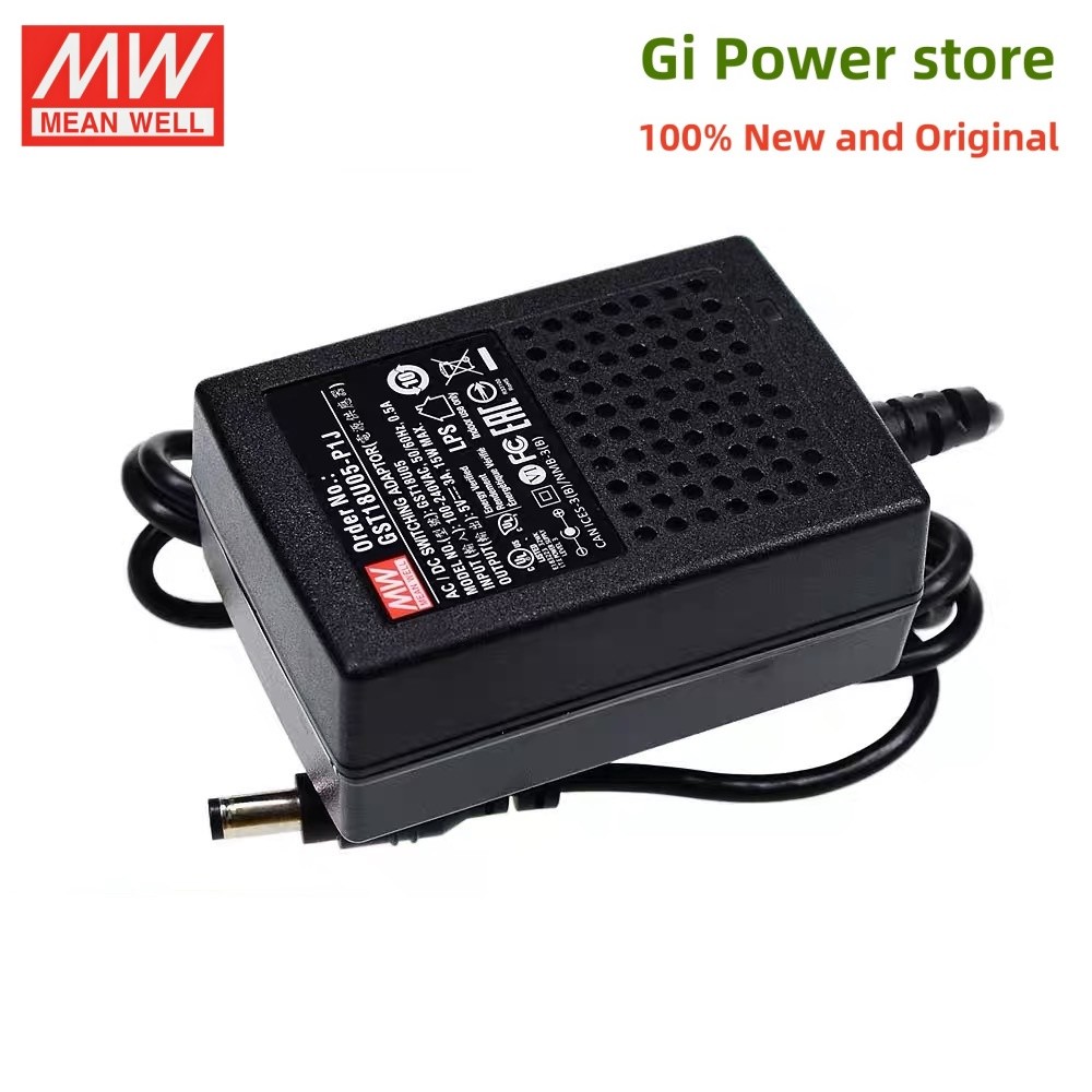 GST18U 18W AC-DC ที่เชื่อถือได้สีเขียว Industrial Adaptor GST18U05-P1J GST18U07-P1J GST18U12-P1J GST