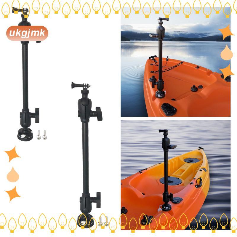 [ukgjmk] Kayak Action Camera Mount Adapter Canoes Adjustable Action Cam Bracket Stand