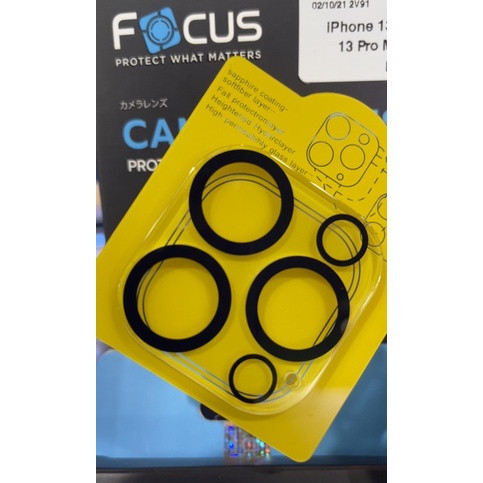 ฟิล์มเลนส์กล้องสําหรับ iPhone 13 Focus ฟิล์มกระจกใสสําหรับเลนส์กล้อง ไอโฟน 13 เลนส์เต็ม. ครอบคลุมเลน