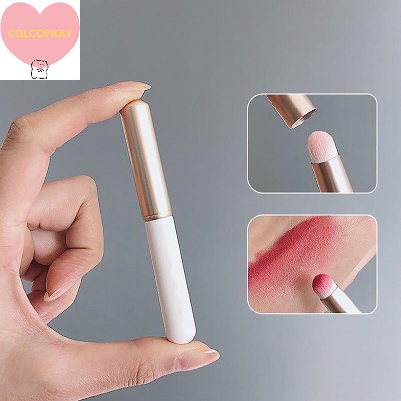 HANHAI 1 PC Mini ปลายนิ้ว Lipsti Blending แปรงแต่งหน้า Precision คอนซีลเลอร์ Make up แปรงโดมขนาดเล็ก