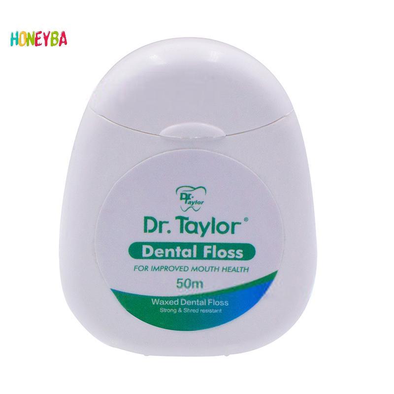 <Honeyba> Floss Roll 50 M Box Mint Flavour Ultra Fine High Tensile Micro Wax Floss Sti Nice