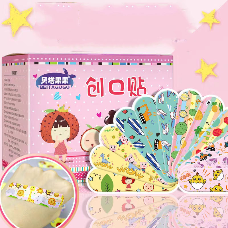 พลาสเตอร์ยา พลาสเตอร์ปิดแผลเด็กลายการ์ตูน 120 ชิ้น แฟนซี กันน้ำ ระบายอากาศ ติดแน่น