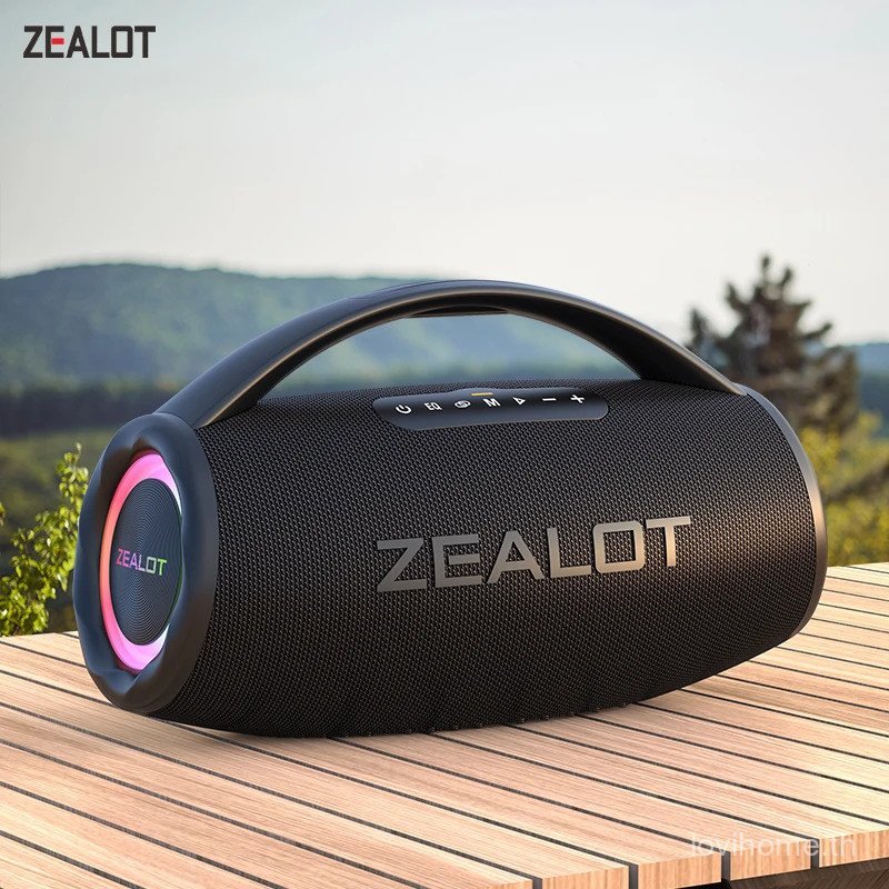 ZEALOT S97 80W ลําโพงไร้สาย 16000mAh แบตเตอรี่บลูทูธ 5.2 IPX6 กันน้ํากลางแจ้งลําโพง