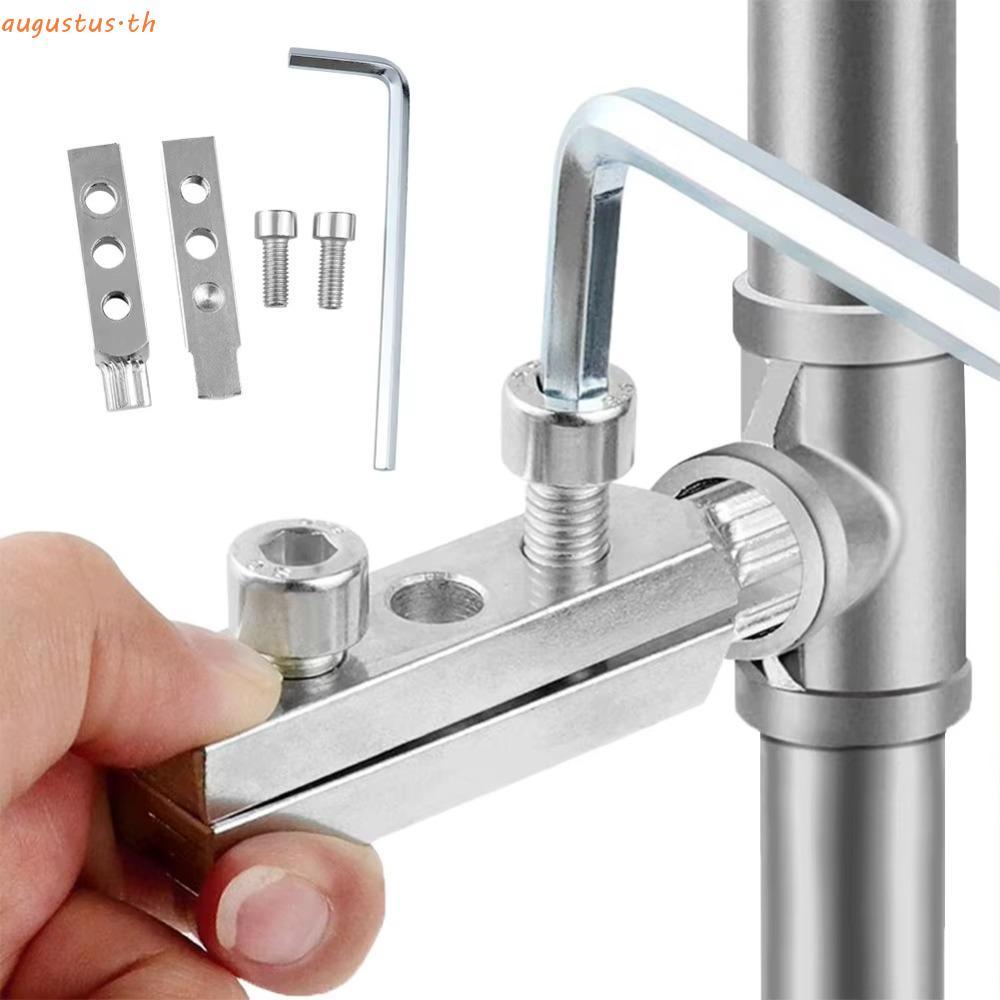 AUGUSTUS Damage Screw Extractor, ที่มีประสิทธิภาพ Claw Faucet มุมวาล์วลวด Extractor, Compact Rust-pr
