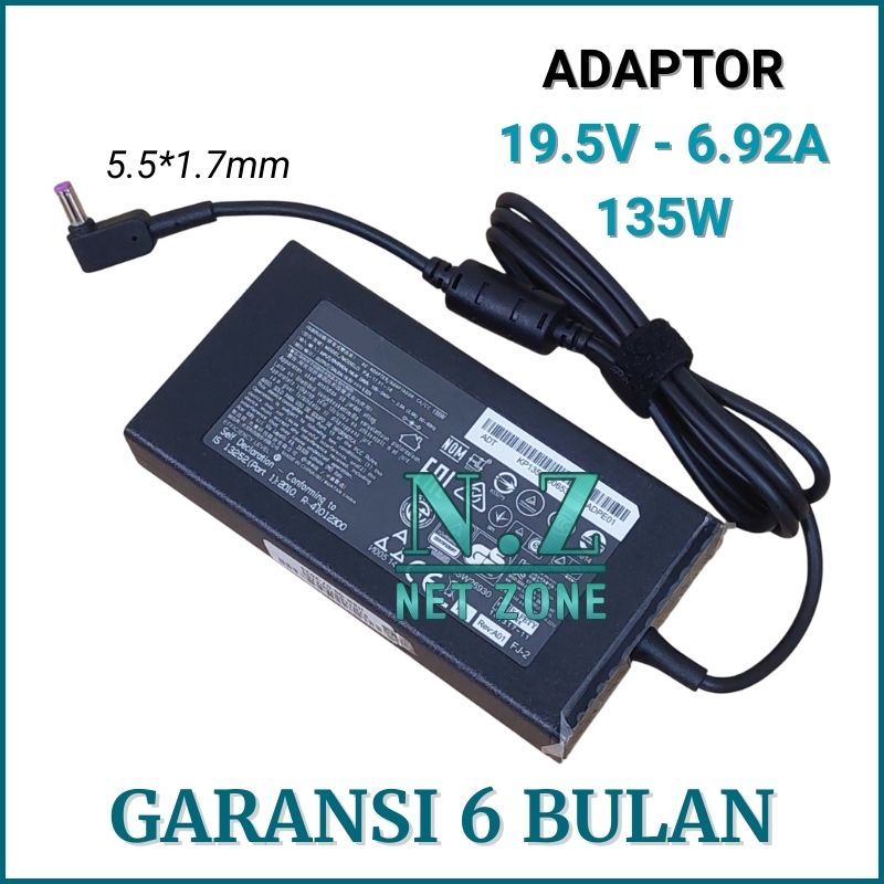 อะแดปเตอร์ชาร์จที่รองรับสําหรับ Nitro 16 An16-41-R6Wv Nitro V16 Anv16-41-R77X Pa-1131-16 135W -NZONE