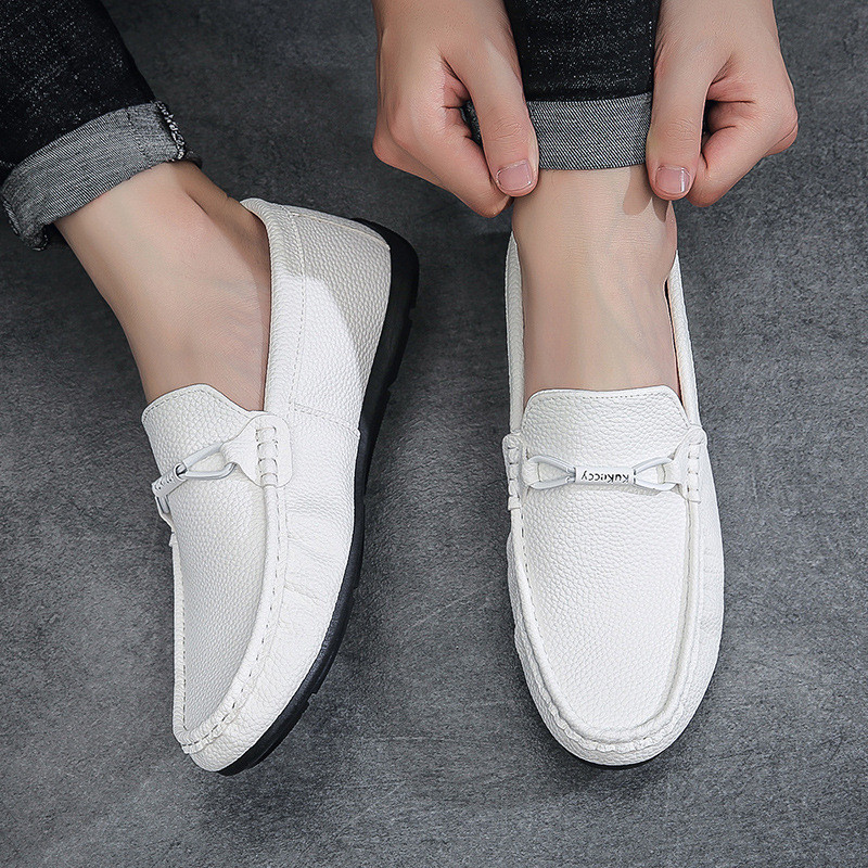 Peas Shoes Mens Shoes British Casual Mens Shoes Soft-Soled Loafer