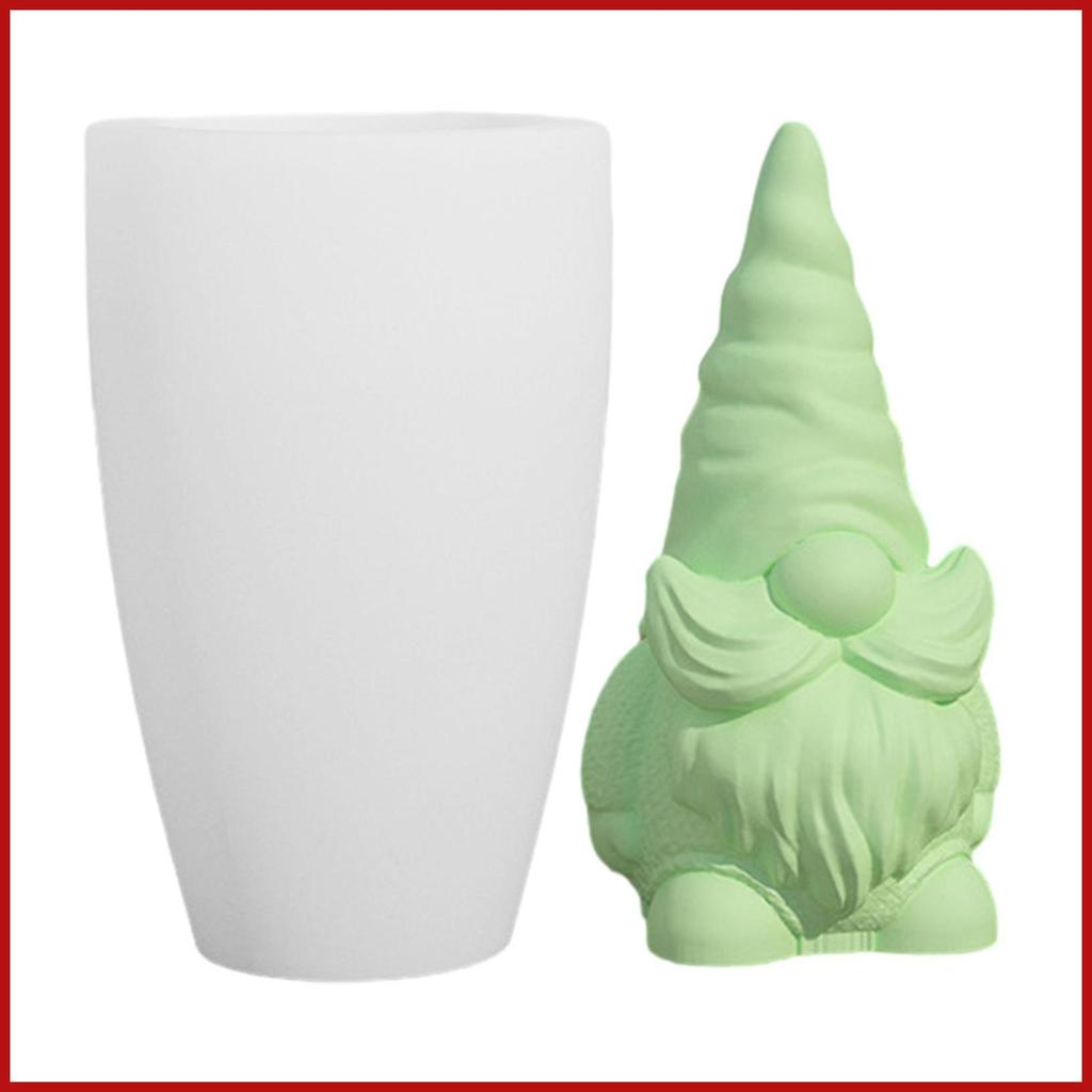 Gnome แม่พิมพ์สําหรับ 3D Gnome ตกแต่งคริสต์มาส DIY คริสต์มาส Dwarf แม่พิมพ์ตกแต่งบ้านวันหยุด Gnome เ