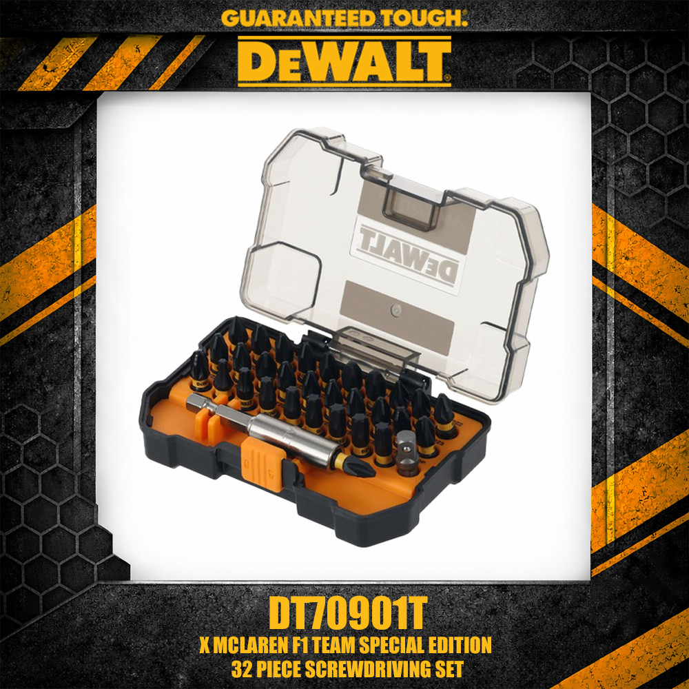 DEWALT DT70901T x McLaren F1 Team Special Edition ชุดสกรู 32 ชิ้น