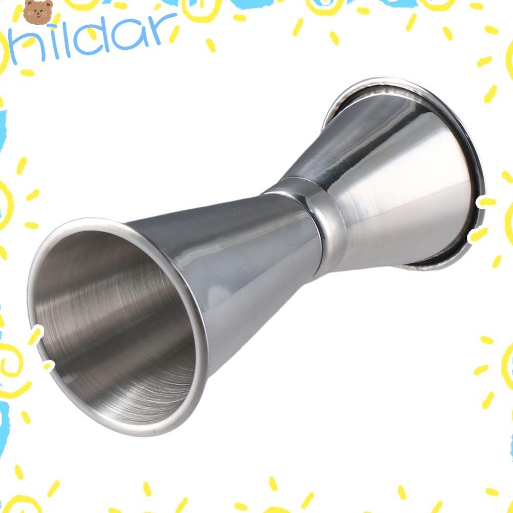 HLAR บาร์วัด Jigger, Shot Stainless Steel Double Didi Jigger, วัดร้อนภายใน OZ/ML ญี่ปุ่น Jigger Home