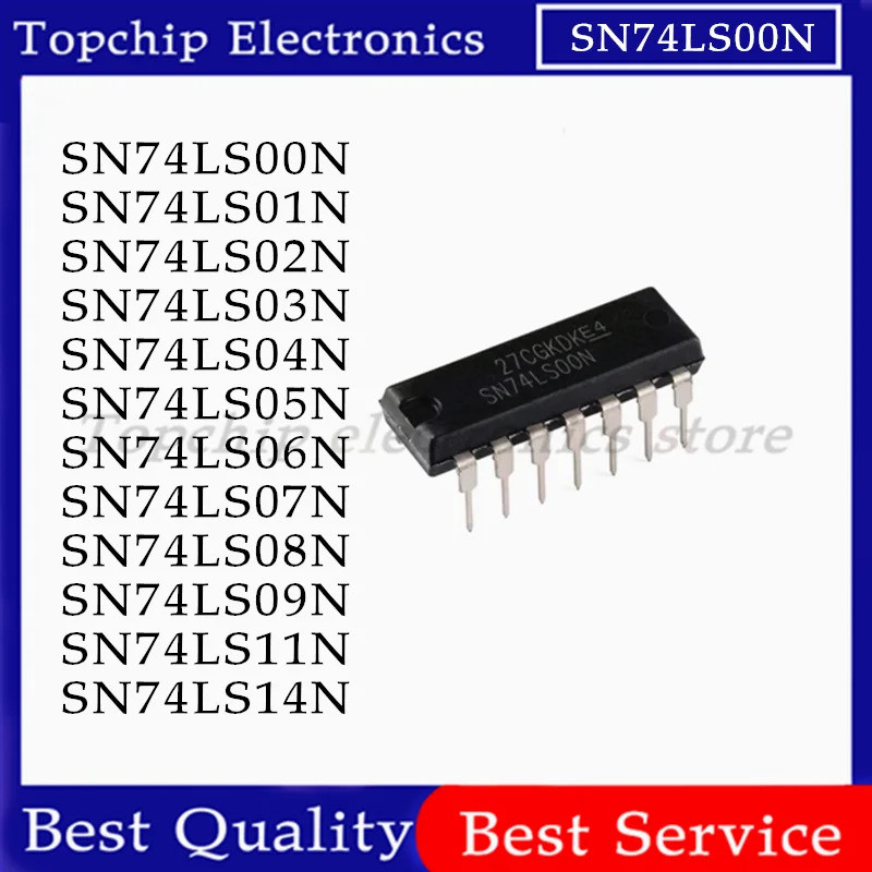 5PCS SN74LS00 SN74LS01 SN74LS02 SN74LS03 SN74LS04 SN74LS05 SN74LS06 SN74LS07 SN74LS08 SN74LS09 SN74L