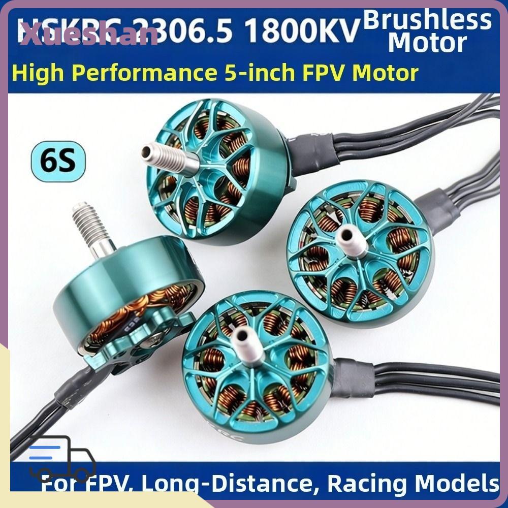 ครอสโอเวอร์ XUEXII|ชิ้นส่วนโดรน MotorRacing แบบไม่มีแปรง, HSKRC 2306.5 1800KV Flying Racing Motor, ส