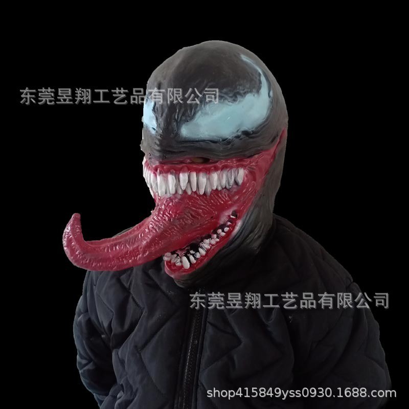 หน้ากากพิษตลก Panther Avengers Spiderman Deadpool หมวกกันน็อค Thanos หน้ากาก Latex Venom หมวกตลก
