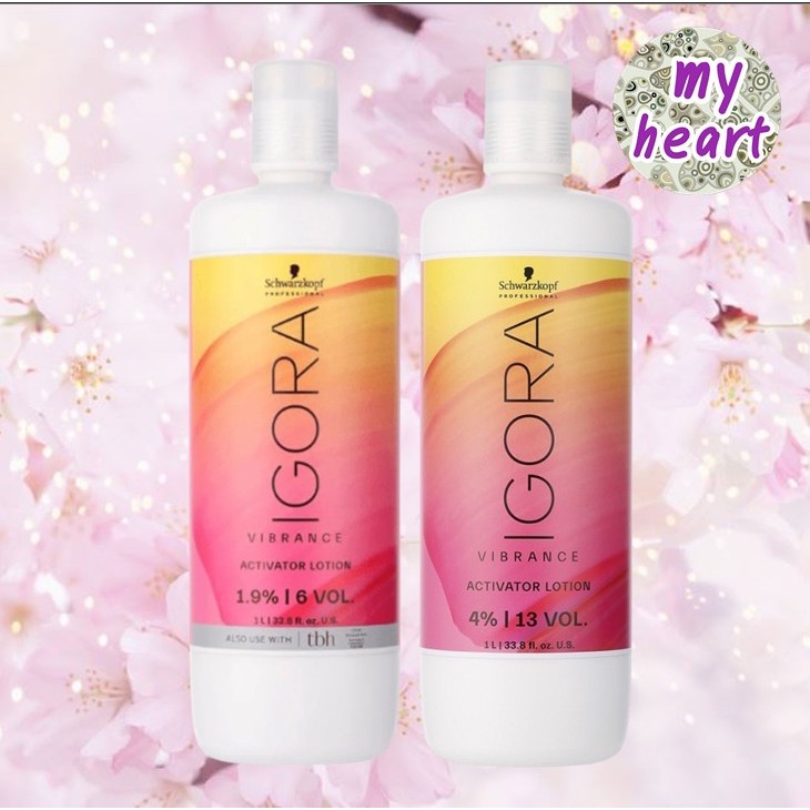 Schwarzkopf Igora Vibrance Activator Lotion 1.9% 6 Vol / 4% 13 Vol 1000 ml ผลิตภัณฑ์ที่จำเป็นสำหรับก
