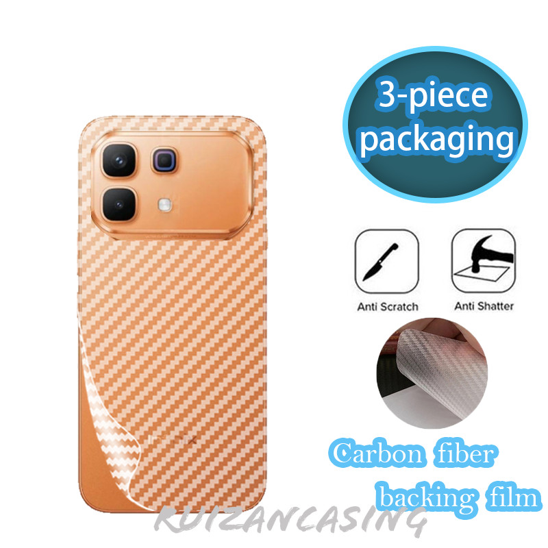 3D กลับคาร์บอนไฟเบอร์หน้าจอกลับฟิล์มโทรศัพท์สําหรับ Infinix Note 60 Pro 5G Note60pro 2026 Anti-Scratch สติกเกอร์ป้องกันฟิล์มคาร์บอนไฟเบอร์