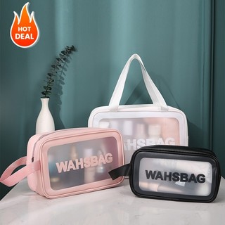 Hs กระเป๋าเก็บเครื่องสำอางค์ มีซิป กันน้ำได้ รุ่น HL-1728