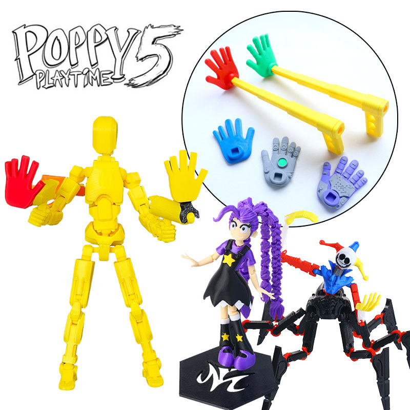 Grab Pack ของเล่น Poppy Playtime 5 Lily Lovebraids GrabPack 3D พิมพ์รุ่น Action Figure