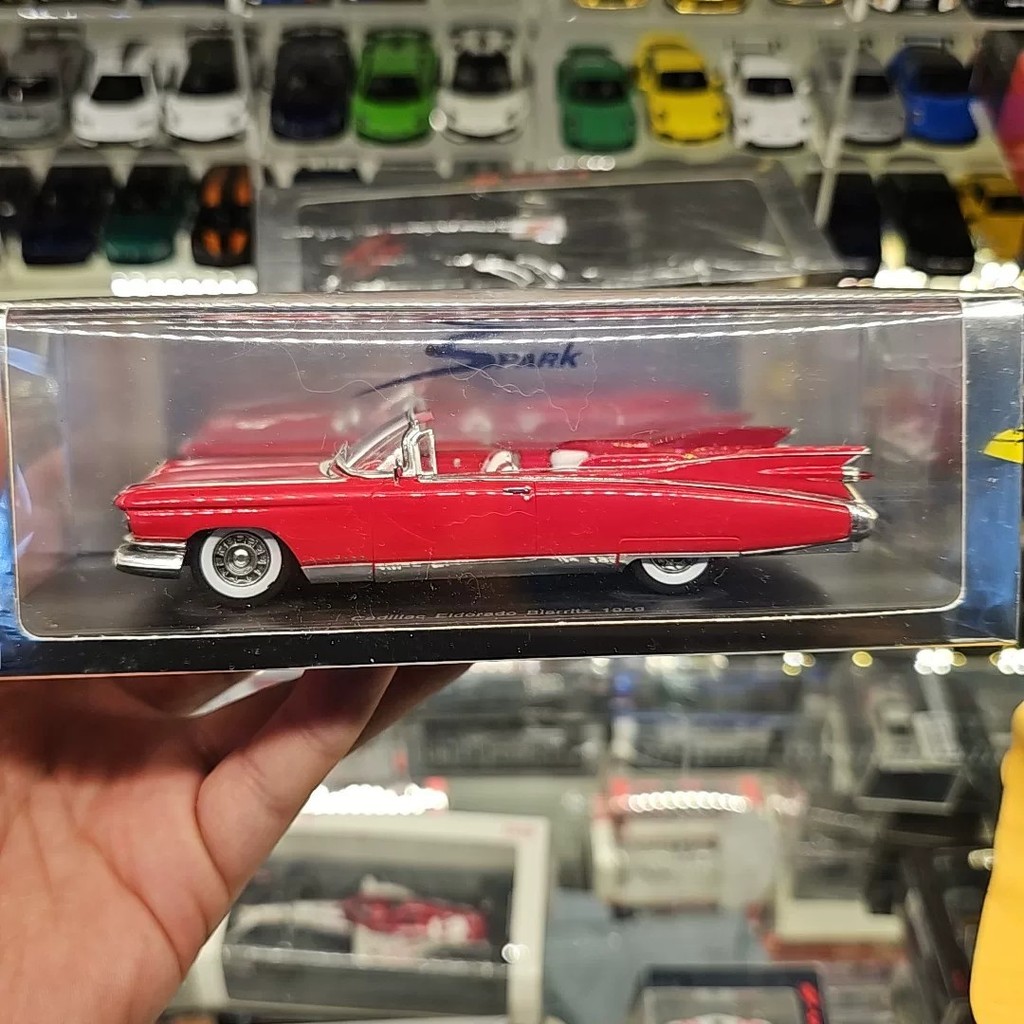 [Orphan] Spark 1/43 Cadillac Eldorado Biartz 1959 Red Original Package สภาพดีจัดส่งฟรี