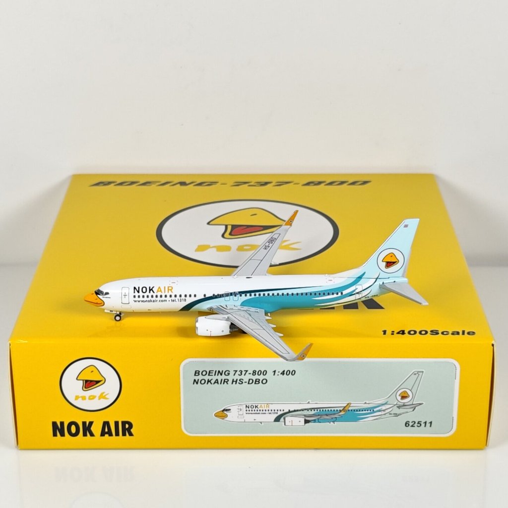 PandaModel 1: 400 NOK Thai Bird Air B737-800 HS-DBO HS-DBN รุ่นโลหะผสม