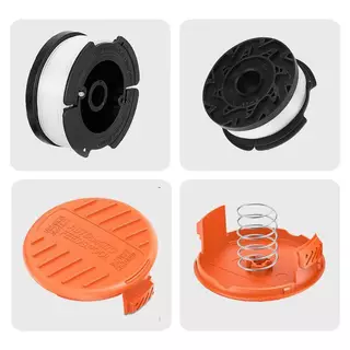 AAAirSpecial Bla และ Deer Trimmer Line Replacement Spool AF100 Universal Fit High Performance Cord สําหรับ Residential และ Commercial Grass Cutting TH