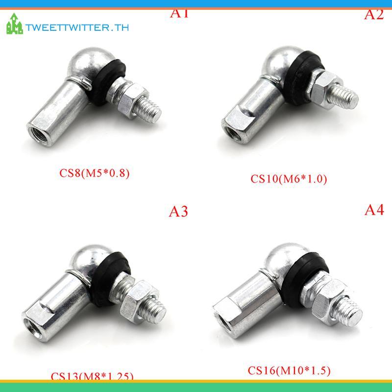 Tweet Ball Head Joint Rod End Bearing M5 M6 M8 M10 มุมขวา CS8/CS10/CS13/CS16 TH