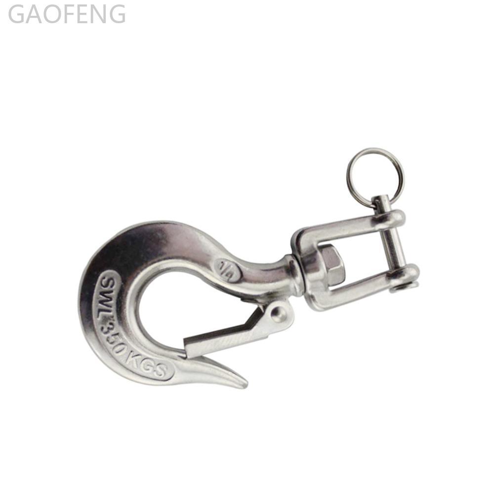 GAOFENG สแตนเลส Trigger Clevis Swivel-Eye Lifting Snap Hook อเมริกันประเภทความปลอดภัย Hook Rigging อ
