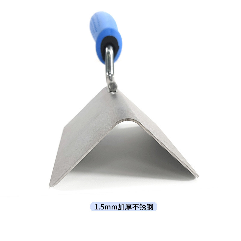 Yin Yang มุม Trowel สําหรับงานก่อสร้างตกแต่งสแตนเลสมุม Puller Trowel เครื่องมือ Mason Trowel SD9S