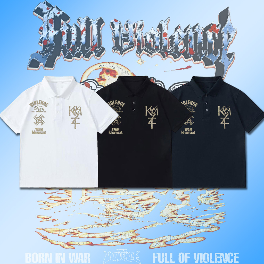🏆【เสื้อ polo 】Hamzat Chimayev wins UFC 319 Polo Classic T-Shirt Men&Women  ผ้าฝ้าย คอกลม นุ่ม สบาย พ