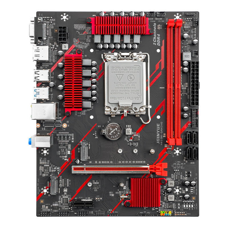 Jingdong H610M เมนบอร์ด 1700 Pin DDR4 รองรับ 12th Generation 13th Generation i3i5i7i9