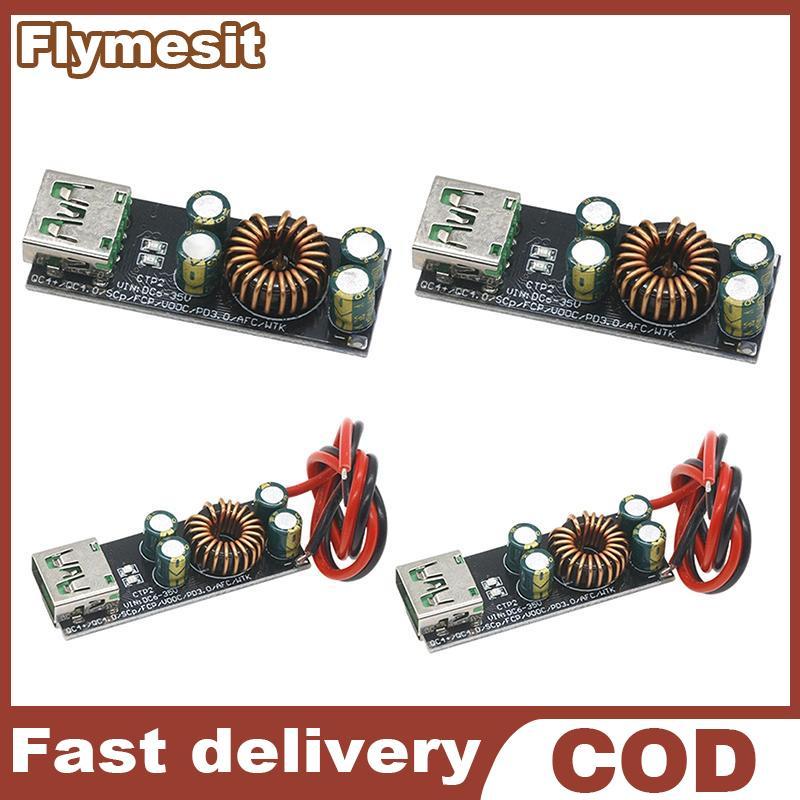 Flymesit QC4.0 QC3.0 USB Type-C Fast Charging Converter อะแดปเตอร์ 6-35V โมดูลสําหรับสมาร์ทโฟนหลายอุ
