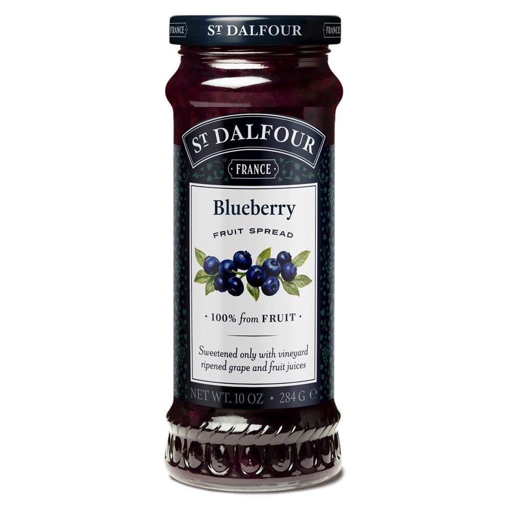 [สินค้าส่งด่วน] เซนต์ดาลฟูร์แยม บลูเบอร์รี่ 284ก. ST.DALFOUR BLUEBERRY JAM 284 G.