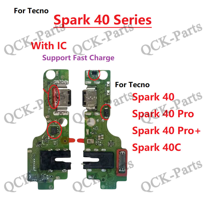 เครื่องชาร์จ USB ชาร์จสําหรับ Tecno Spark 40C 40 Pro Plus Pro+ KM4K KM5 KM6 KM7