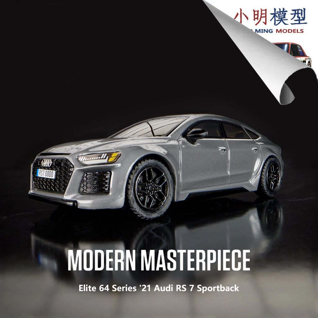 พร้อมสต็อก Hot Wheels 1/64 Elite Series audi rs7 audi sportback quattro ยี่ห้อใหม่พร้อมสต็อก