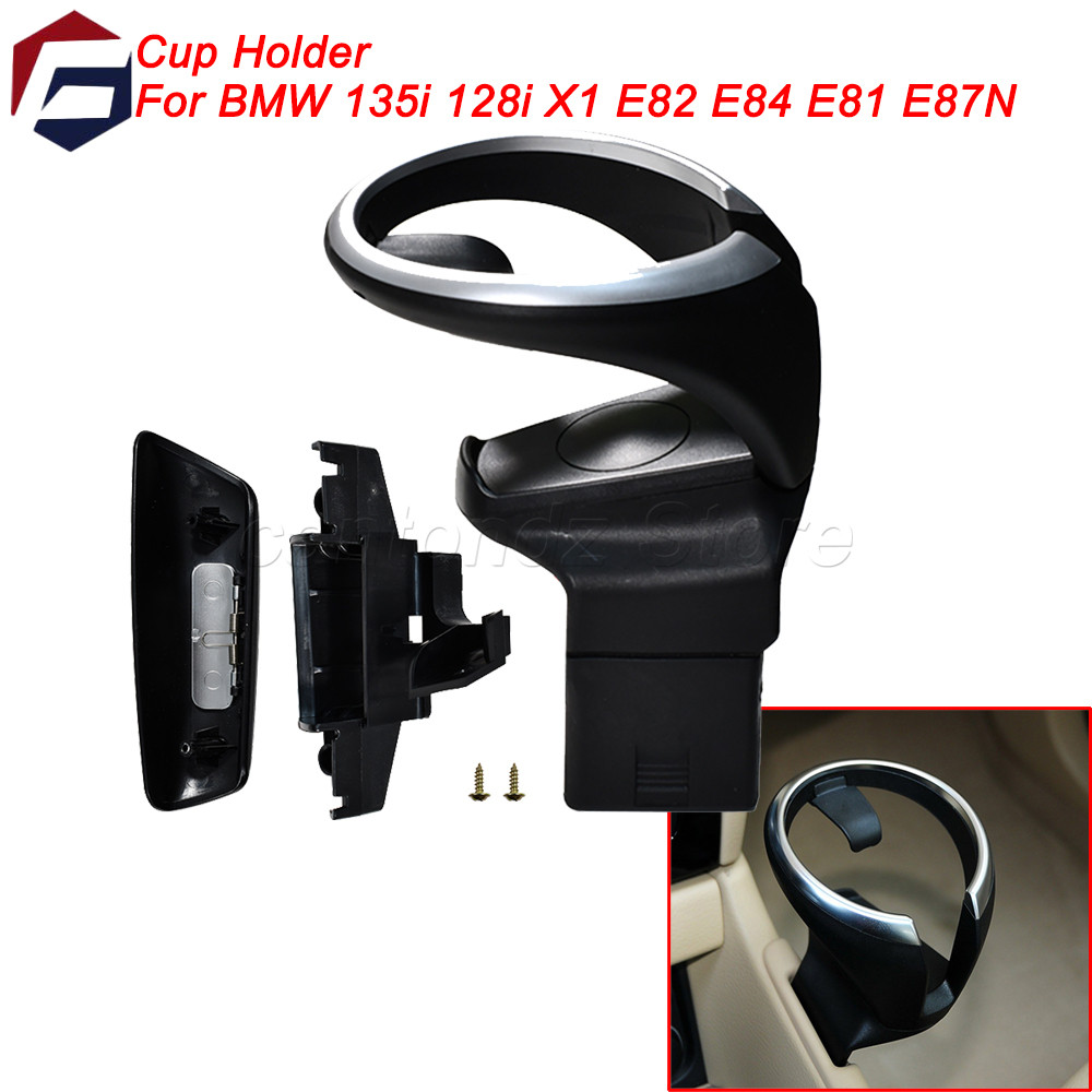 ที่วางแก้วในรถยนต์ที่วางเครื่องดื่มสําหรับ BMW 1 Series 135i 128i X1 E82 E84 E88 E81 E82 E82e E87 E8
