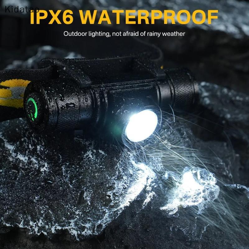 ไฟฉาย LED Kidatao D10 น้ำหนักเบา กันน้ำ ชาร์จบัดเจ็บ Type-C เหมาะสำหรับแคมปิงและตกปลา