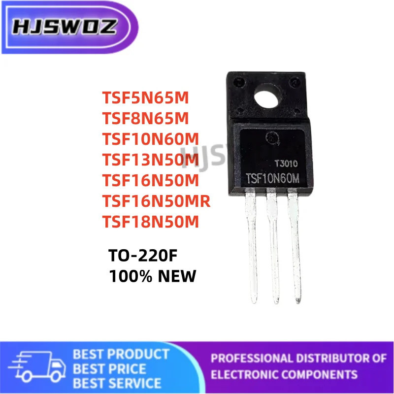 10PCS TO-220F TSF5N65M TSF16N50M TSF13N50M TSF16N50MR TSF10N60M TSF18N50M TSF8N65M ใหม่ mos ชิป icZA