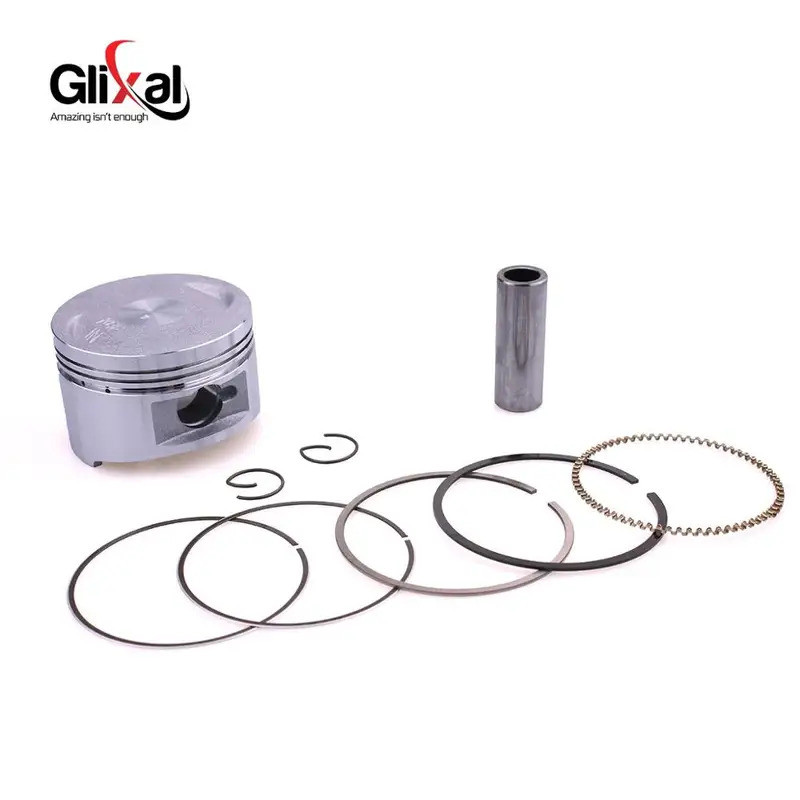 Glixal GY6 160cc 58.5 มม.ลูกสูบชุดแหวนลูกสูบสําหรับจีน Moped สกู๊ตเตอร์ ATV Go kart UTV 157QMJ เครื่องยนต์