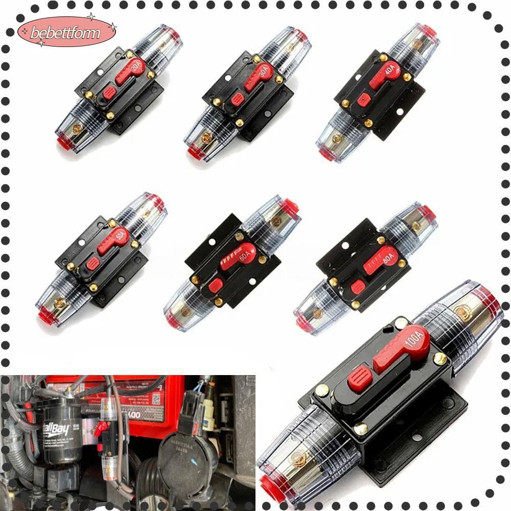 BETTKISS Self Recovery Circuit Breaker ประกันรีเซ็ตได้ 60A 50A 40A 30A DC Resettable Circuit Breaker