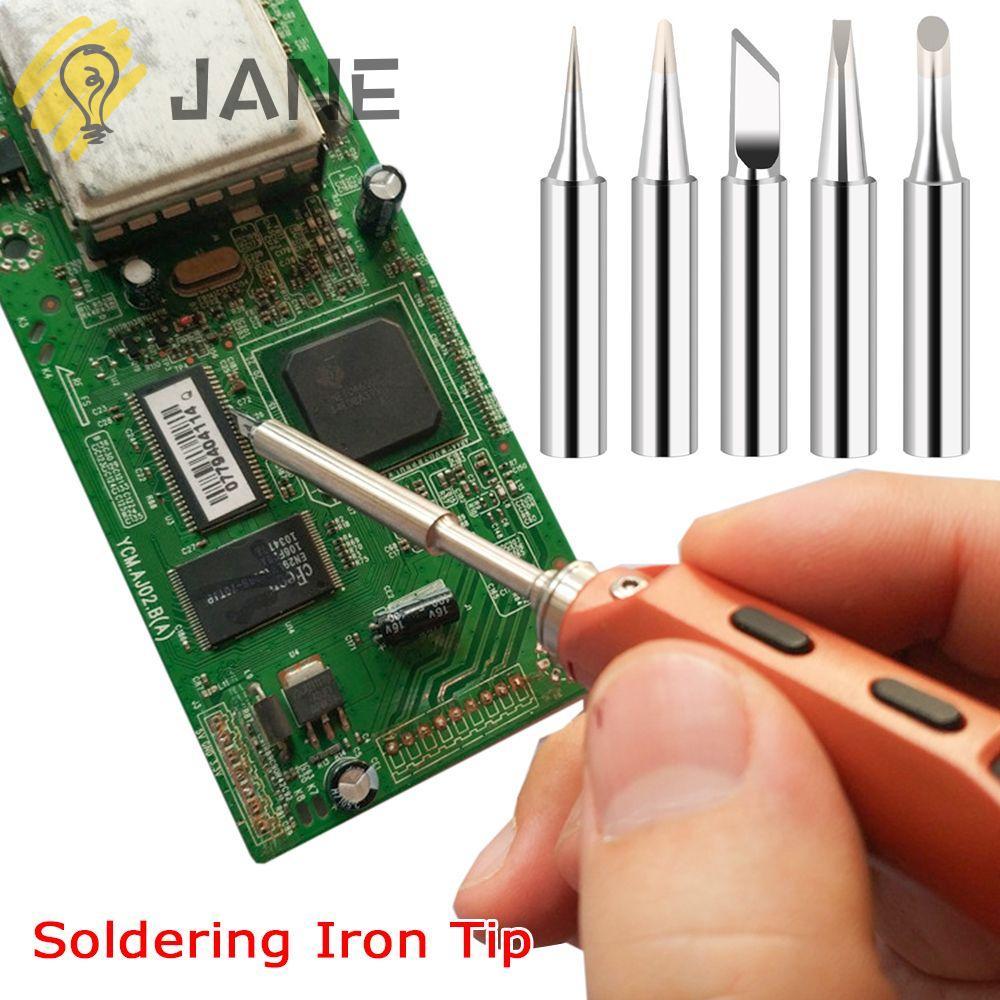 JANE 10pcs หัวแร้งหัวเชื่อมอุปกรณ์ความร้อนภายใน 900M Series สําหรับ 936 853D 8786D Rework Station