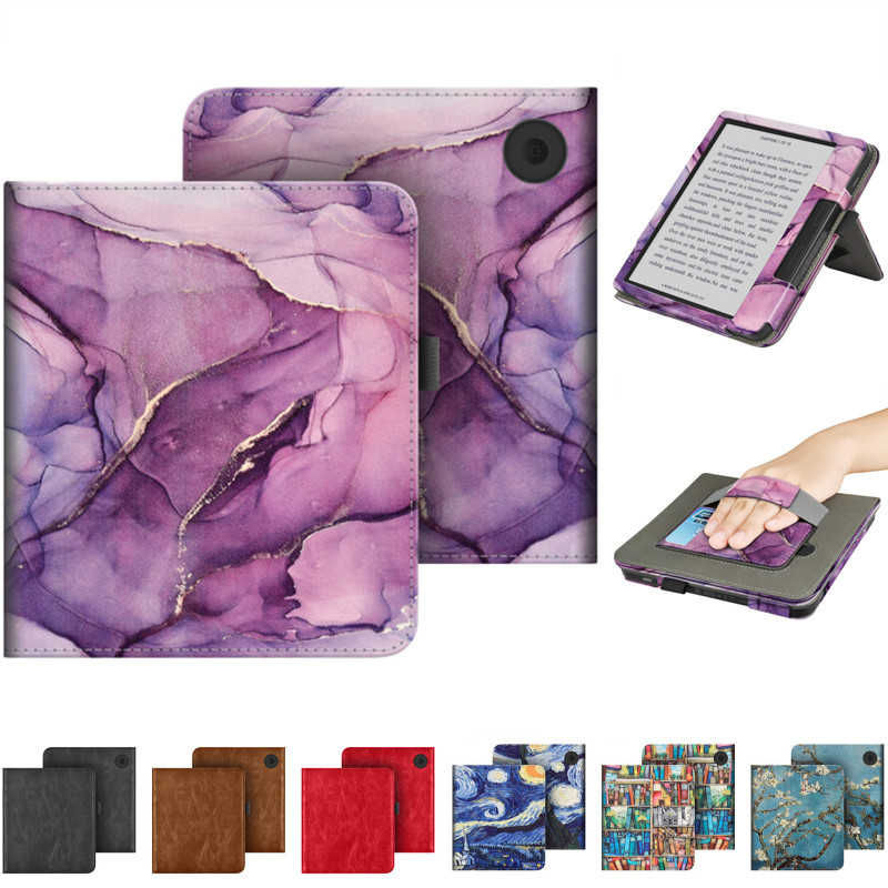 กรณีแม่เหล็กสําหรับ Kobo Libra 2 2021 N418 Libra สี 2024 N428 H2O N873 7 นิ้วฝาครอบ Tolino Vision 6 