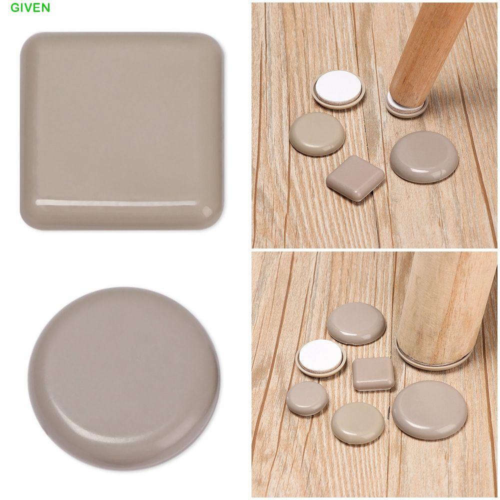 GIVEN เฟอร์นิเจอร์แผ่นเท้า Anti Slip เก้าอี้อุปกรณ์ Easy Move Home 4 ชิ้นโซฟาชั้น Protector