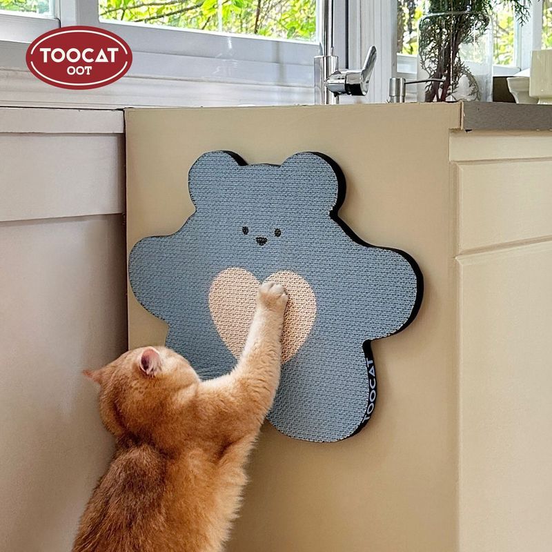 TOOCAT สไตล์เกาหลี Little Panda Scratch Board ติดผนังทนต่อการสึกหรอ Scratch-Resistant ติดผนังป้องกัน